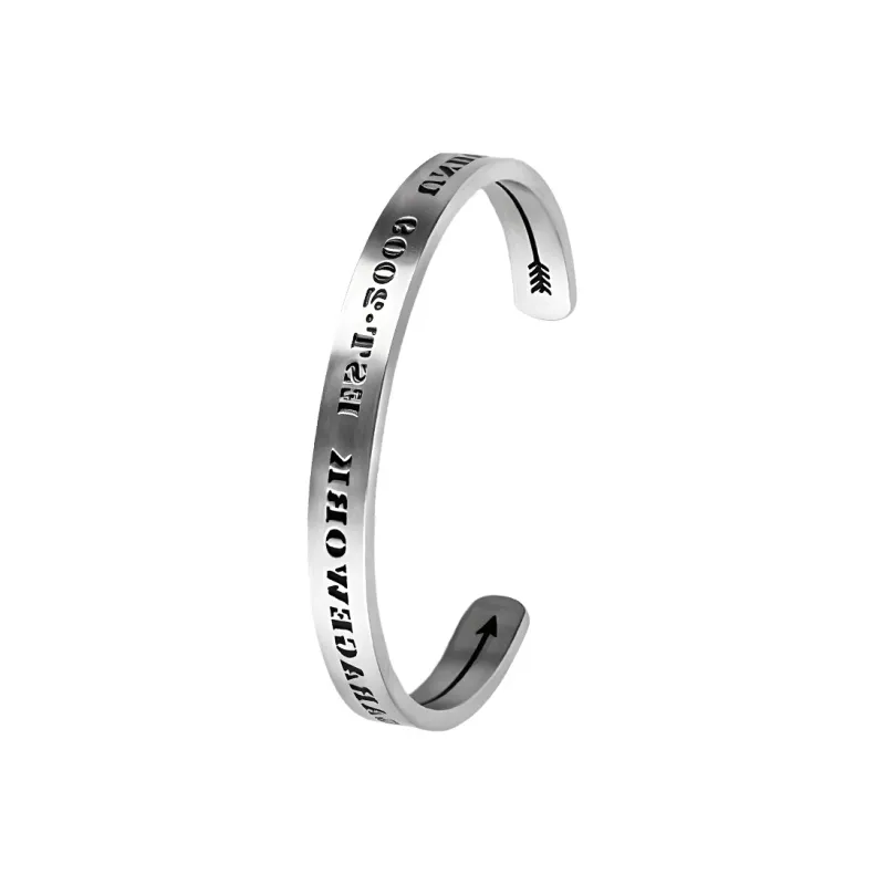 ACROWM Titanium Steel Bangles Unisex-1