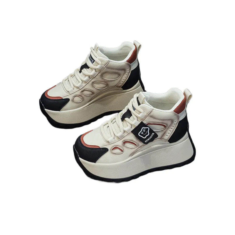 The Mystery Of Glamour Anti Slip And Wear Resistant Height Increasing Warm High Top Casual Shoes Women's-8