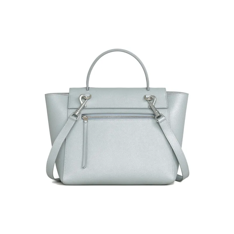 CELINE Belt Grained Calfskin Catfish Bag Handbag Crossbody Bag Shoulder Bag Women's Mineral Blue-1