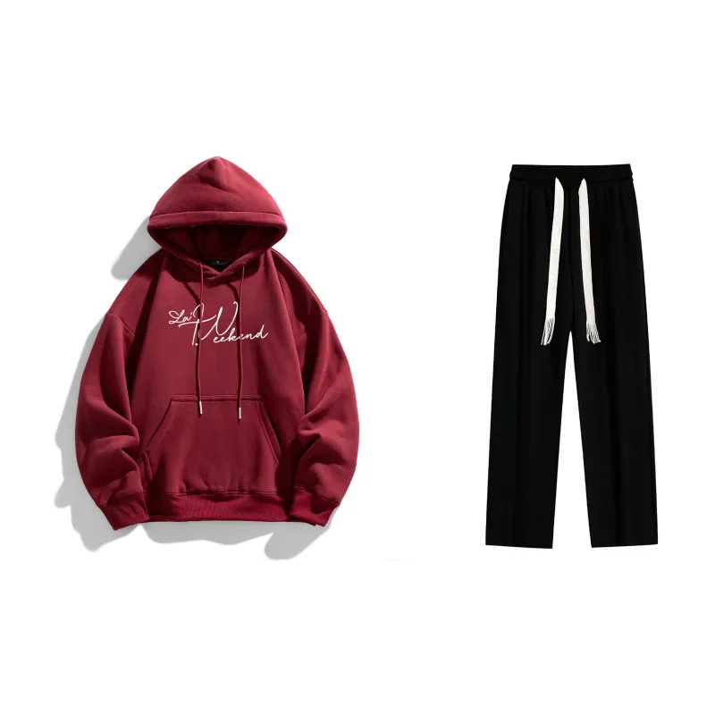 LA'T.WEEKEND Sweatshirt Set Unisex-31