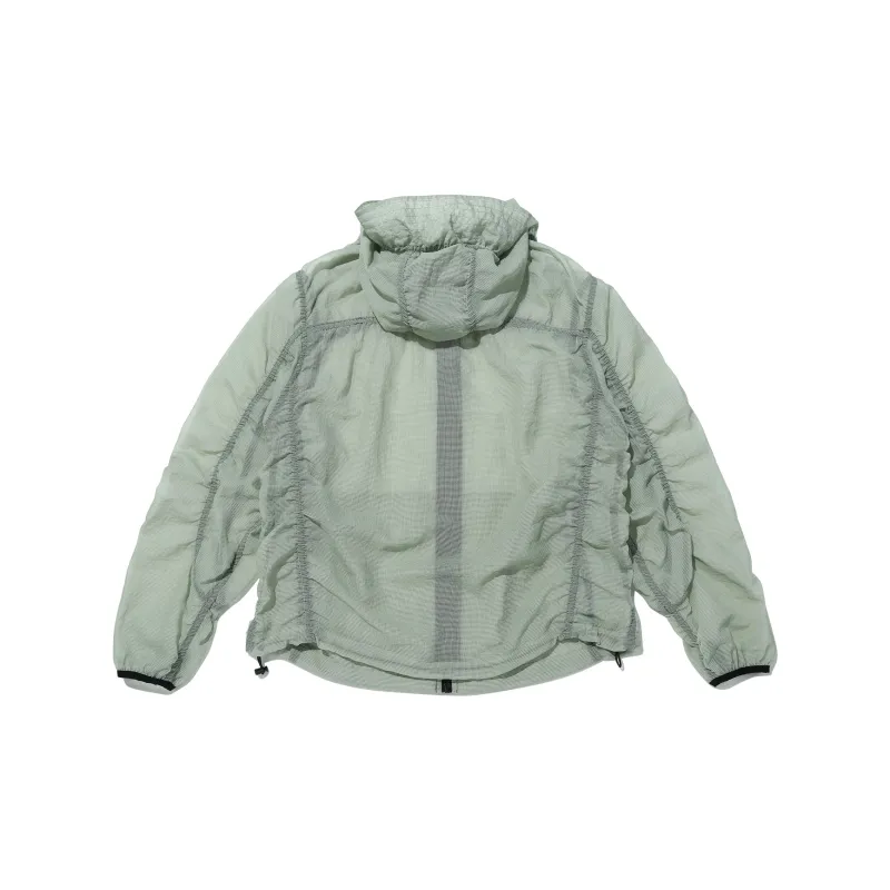 Guuka Trench Coat Unisex Light Green-1