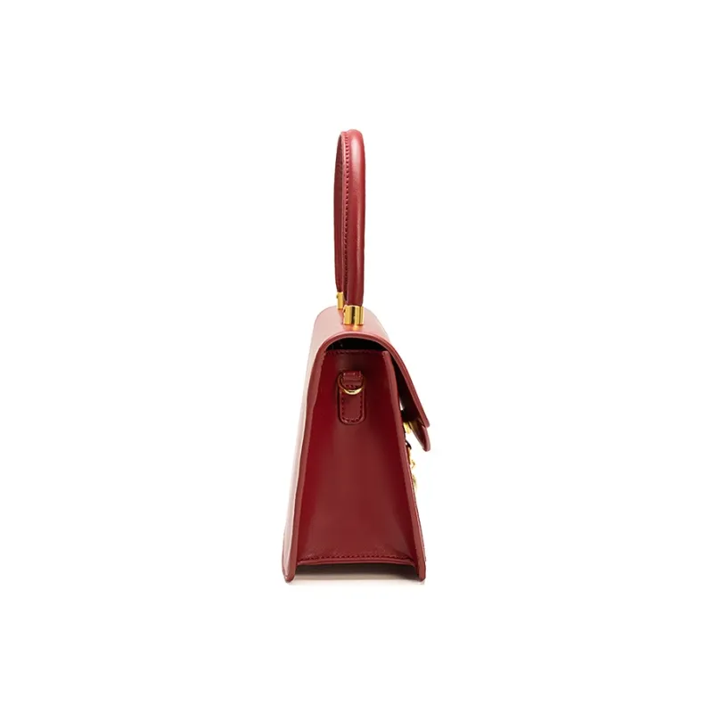 Vigno Synthetic Leather One Shoulder Handbags Regular Women's Red-7