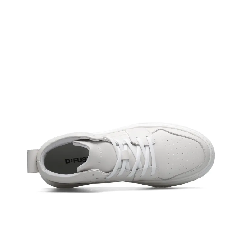 D FUSE SCANDINAVIA High Top Skateboard Shoes Men's White-1