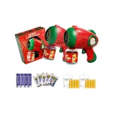 [Charging Dual Gun]Christmas Bubble Gun[Holiday Limited Edition]+30 Bubble Solution