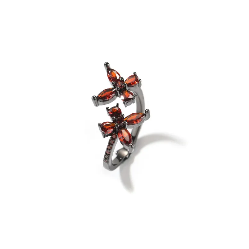 KING OF BLING Alloy Zircon Rings Unisex-22