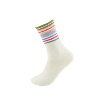 Vans SOCKS Mid Calf Socks Women's 1 Pack White Candy
