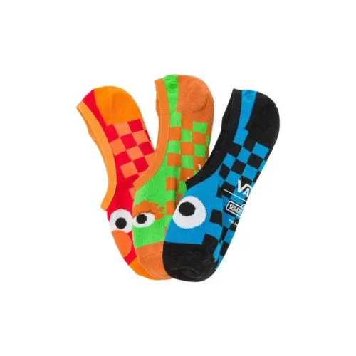 Vans x SESAME STREET SOCKS No-Show Socks Women's 3 Pack