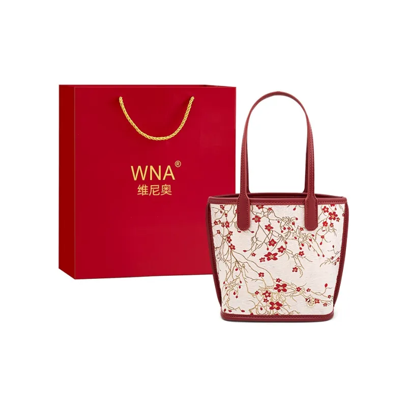 Vigno Synthetic Leather Handbag One Shoulder Crossbody Medium Size Women's Red-0
