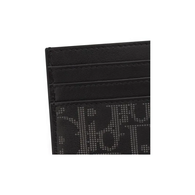 DIOR Cow Leather Card Holder Card Holder Men's Black-2