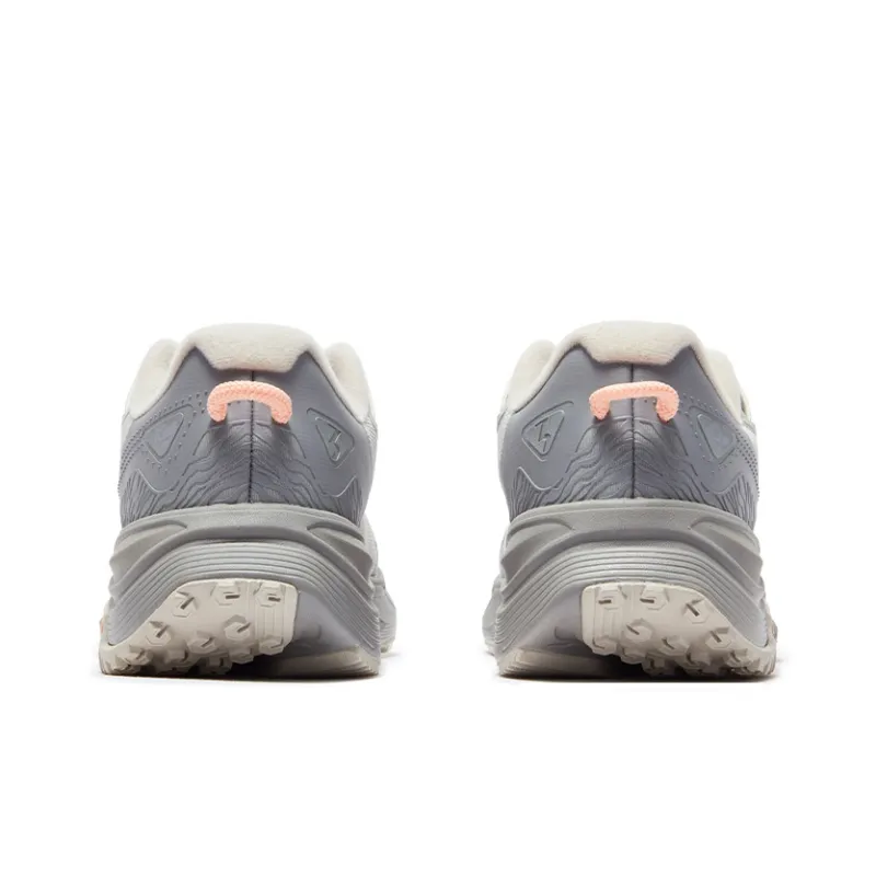 361° Rain Screen Cushioned Slip Resistant Abrasion Resistant Low Top Casual Running Shoes Women's Gray-3