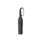 Snap Button Umbrella Black-60 Ribs Vinyl Sun Protection Sunny and Rainy Dual-Use Style