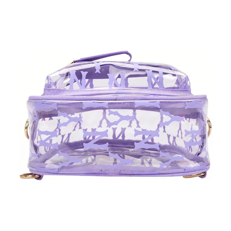 MLB Monogram Collection PVC Polyvinyl Chloride Backpack Mini Unisex Purple-4
