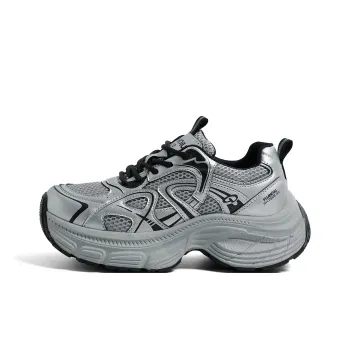 HUANQIU Cushioning Anti Slip And Wear Resistant Low Top Chunky Sneakers Women's