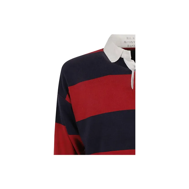 Ralph Lauren Vintage Fit Striped Jersey Rugby Polo Shirt-2
