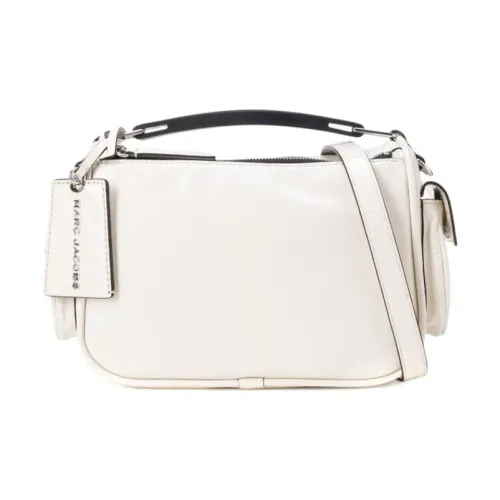 MARC JACOBS Cow Leather Shoulder Bag Crossbody Bag Unisex White