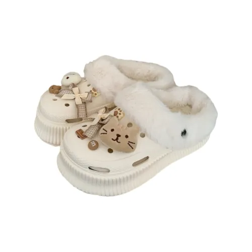Thin Strips Slippers Women's, Ivory