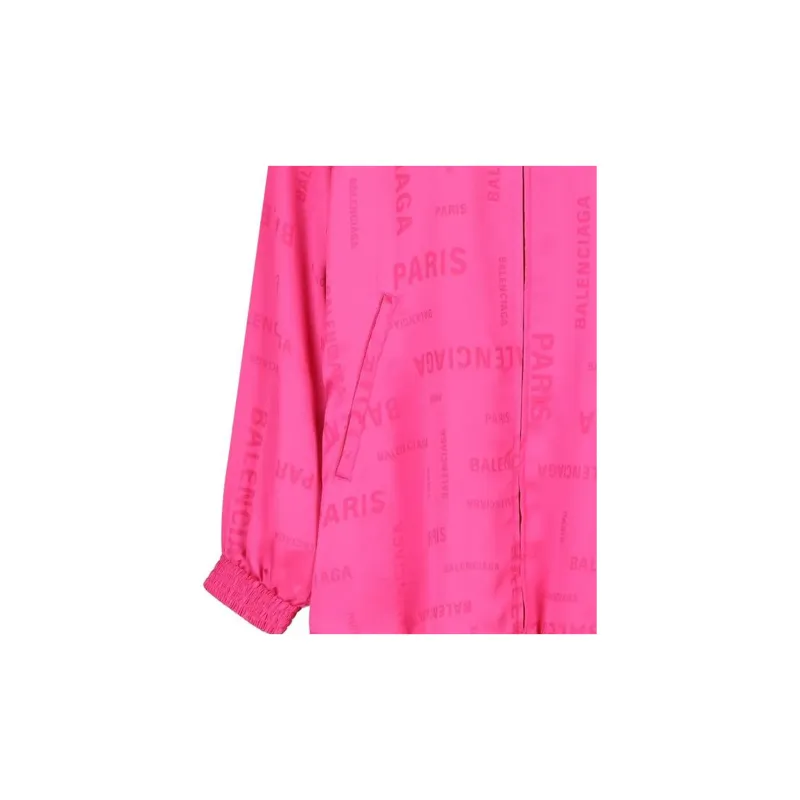 Balenciaga Allover Logo Zipped Sweatshirt-4