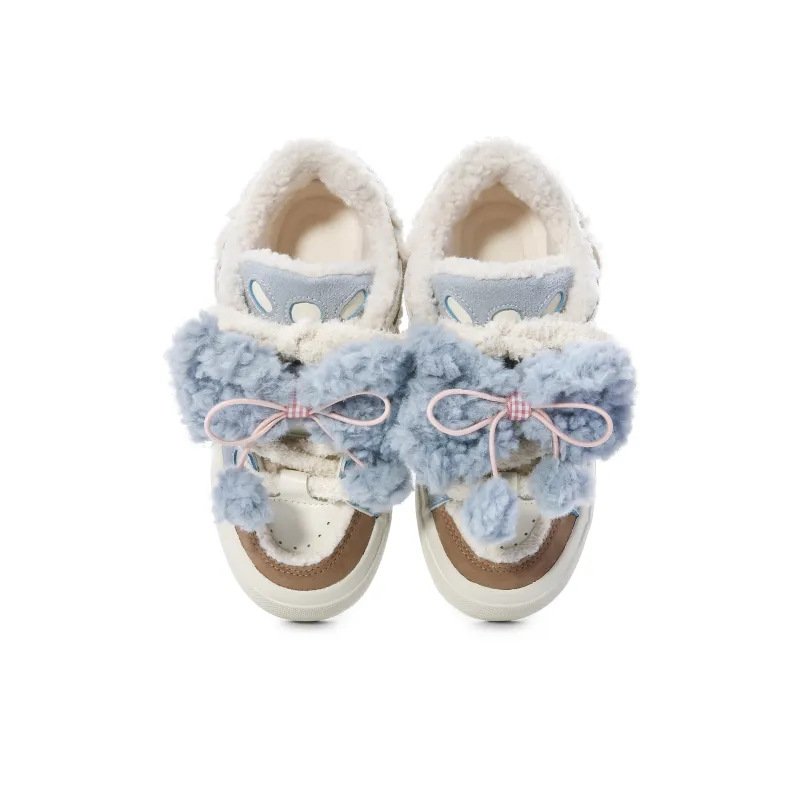 Lovely You Warm Lightweight And Wear-Resistant Low-Top Skateboard Shoes Women's-3