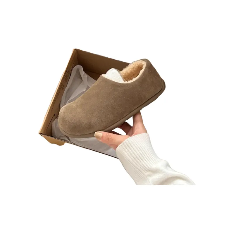 Qiao Anju Home Slippers Chestnut Antelope Brown-9