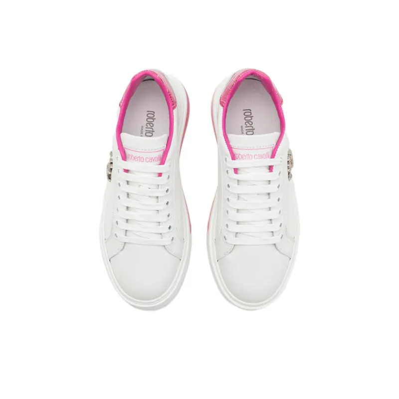Roberto Cavalli Skateboard Shoes Women's White-4