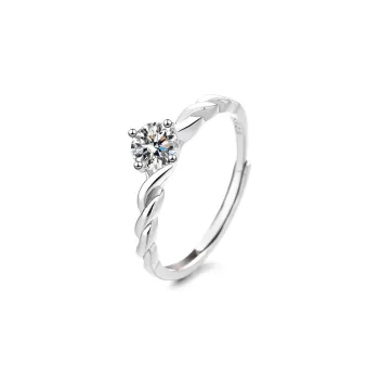 QIANCHANG S925 Silver Rings Women's