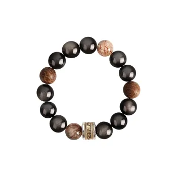 Memories Obsidian Bracelets Unisex
