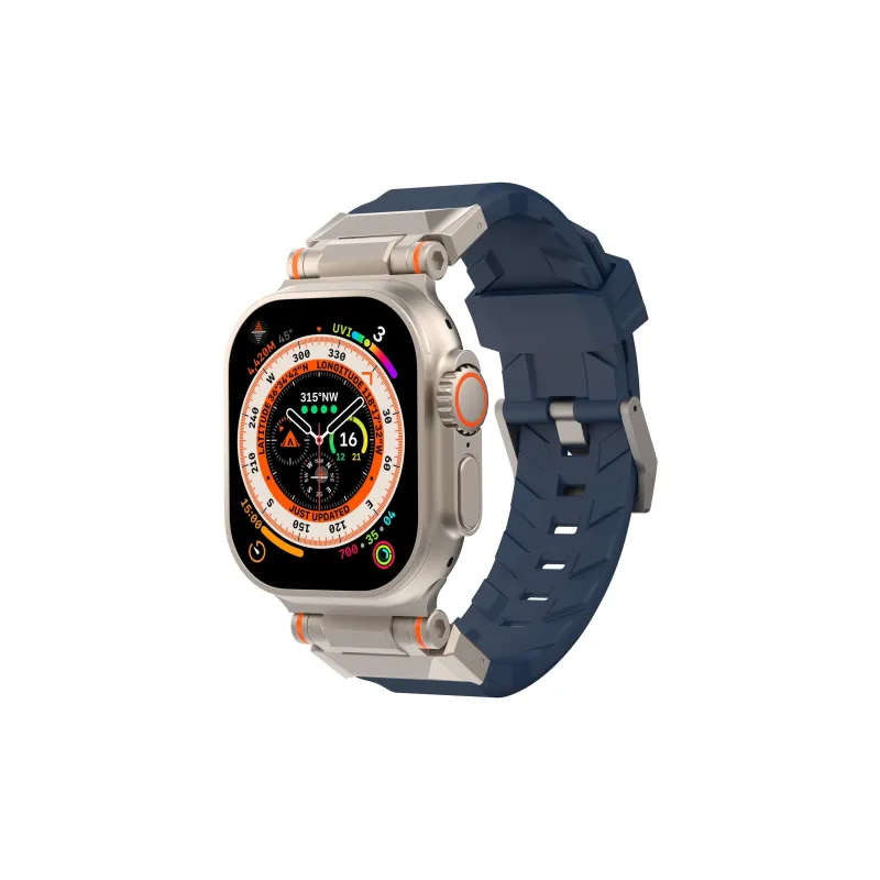 IWabcertoo Watch Band Apple Compatibility Silicone Material-7