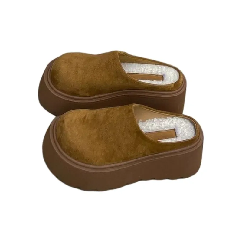 Qiao Anju Home Slippers Coffee, Chestnut-4