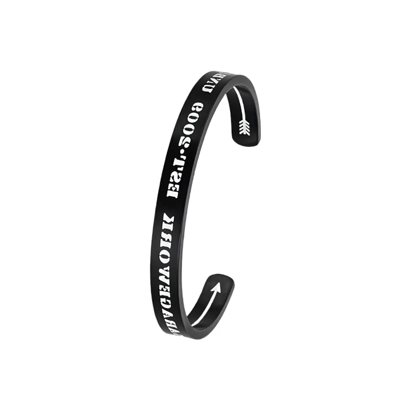 ACROWM Titanium Steel Bangles Unisex-6