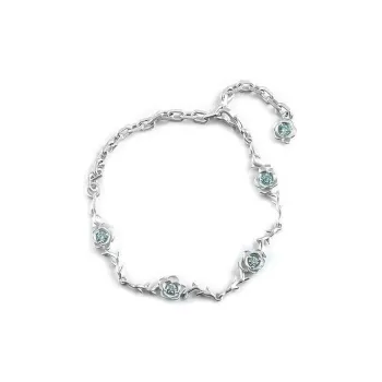 KING OF BLING Alloy, Synthetic Cubic Zirconia Bracelets Unisex