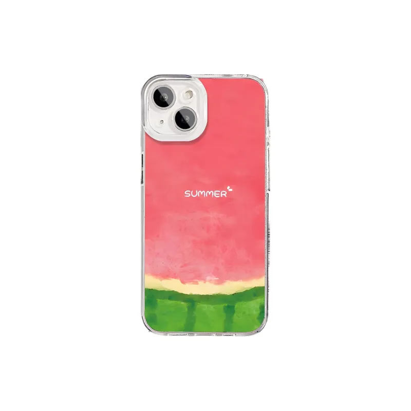 Wei Xin TPU Material Watermelon Phone Cases Compatible With IPhone 16/15 Pro Max/Apple 13/14 Pro Max/12 Series-3