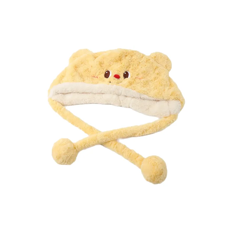 PLAN IN Plush Hoods & Plush Hats Unisex-4