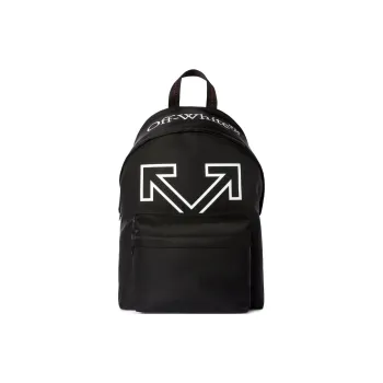 OFF WHITE Heritage Logo Printed Backpack