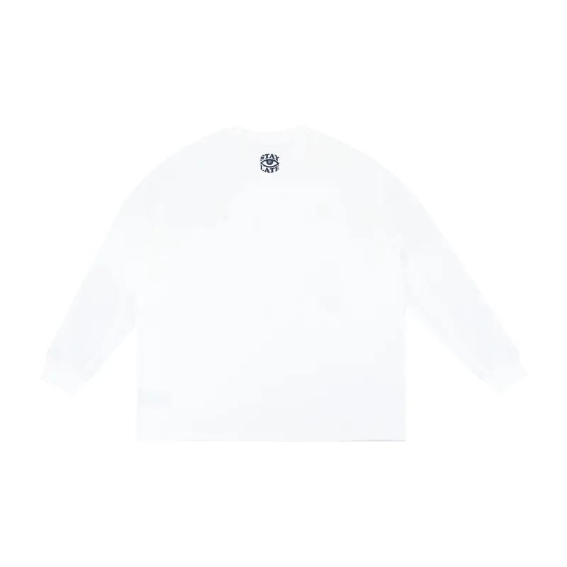 STAY UP LATE T Shirt Unisex White-1