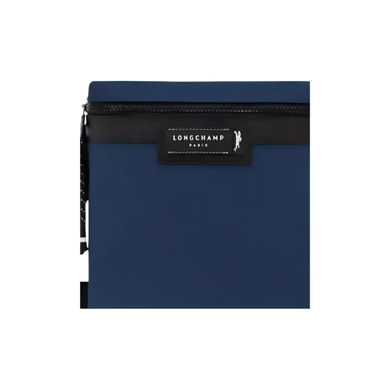 LONGCHAMP Le Pliage Energy Canvas With Leather Trim Shoulder Bag Crossbody Bag Small Size Men's Blue-3