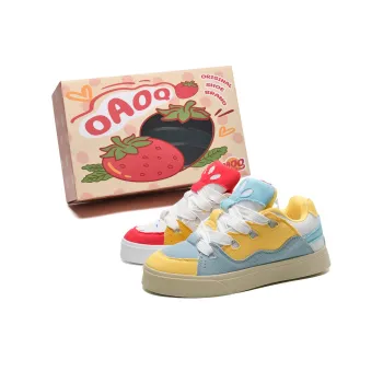 OAOQ Wear resistant And Lightweight Low Top Skateboard Shoes Unisex Box