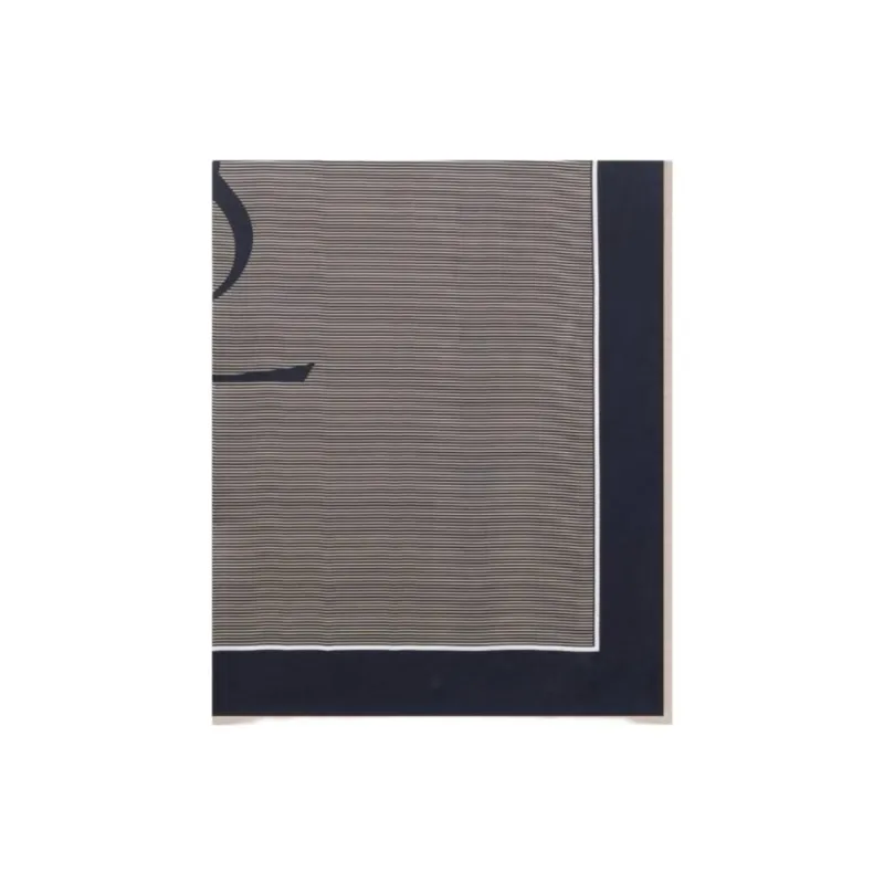SAINT LAURENT Cassandre Striped Shawl-1