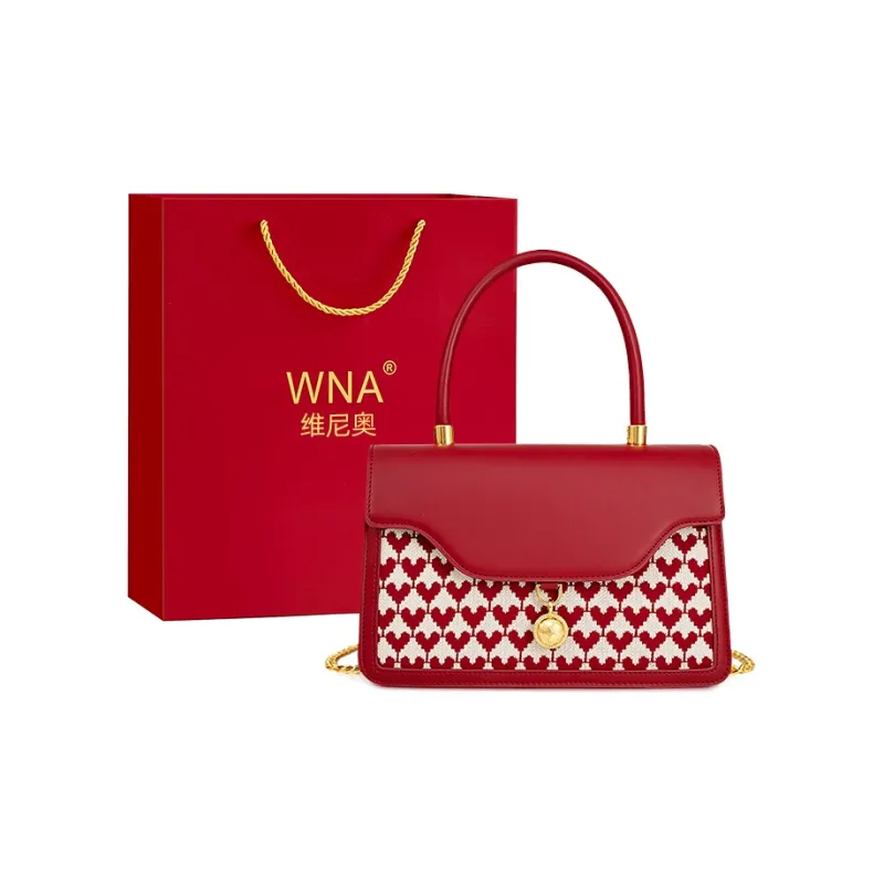 Vigno Synthetic Leather Crossbody Bag Shoulder Bag Regular Women's Red-0