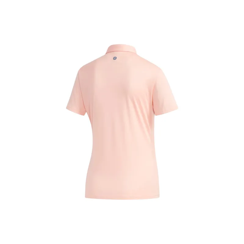 Adidas Golf Polo Shirt Women's Light Pink-1