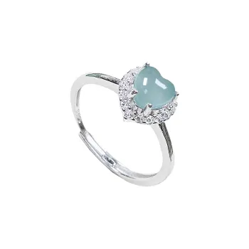 PUPAN Ice Type Jadeite Rings Women's