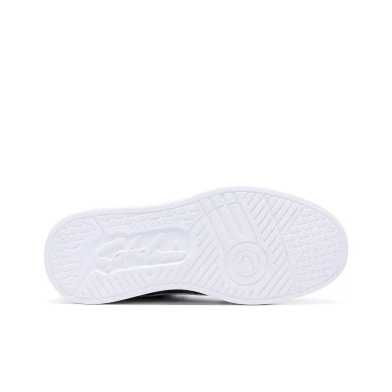 Satchi Slip Resistant Cushioning Wear Resistant Breathable Height Increasing Low Top Skateboard Shoes Men's Coffee-5