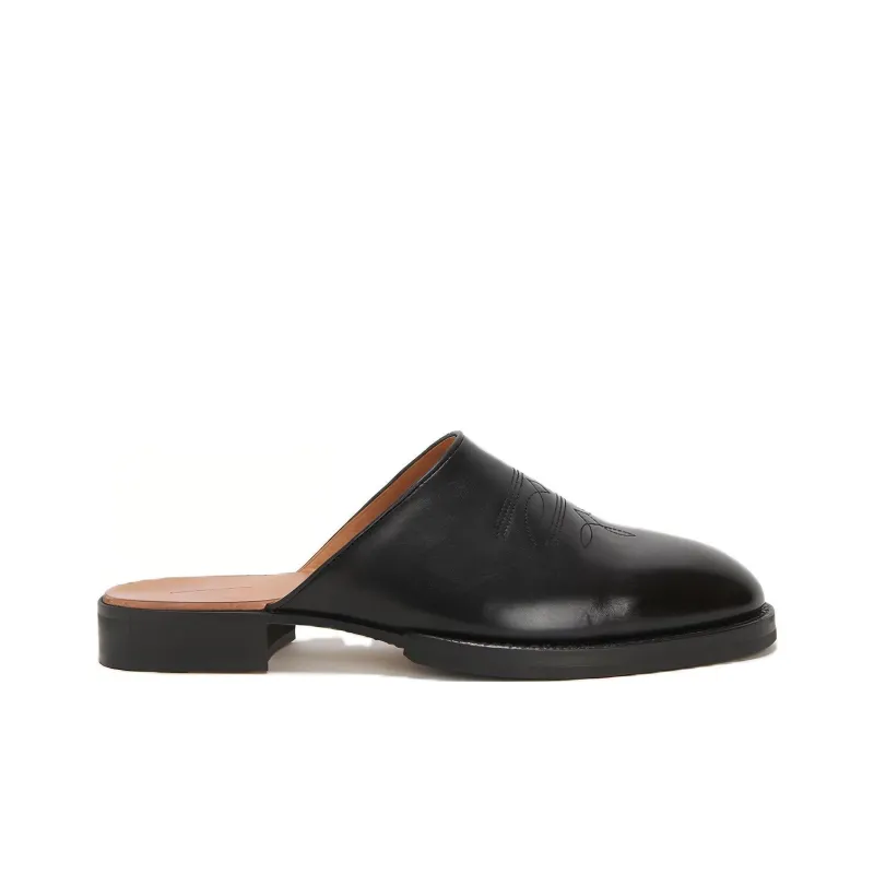 Hender Scheme Cheak Rubber Sole Wrap-toe Slippers Men's Black-1