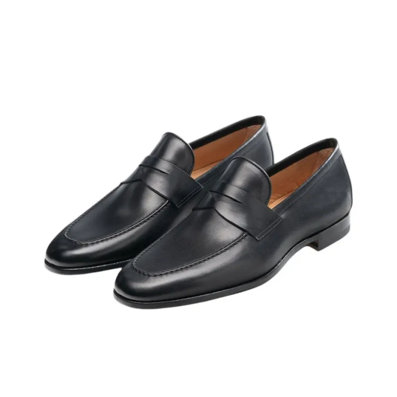 Magnanni Diezma Loafers Men's Black-2