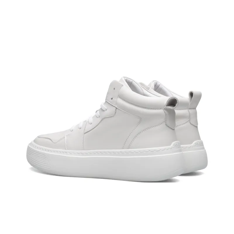 D FUSE SCANDINAVIA High Top Skateboard Shoes Men's White-3