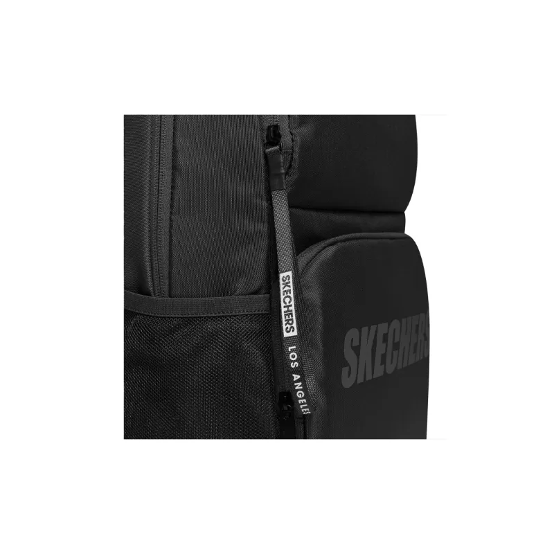 Skechers Fabric Big Eyes Backpack Regular Unisex Carbon Black, Large Eyes Stickers Packaged Individually-4
