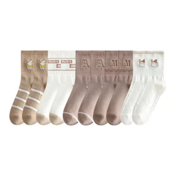 Lan Miao Mid Calf Socks Women's 10 Pack