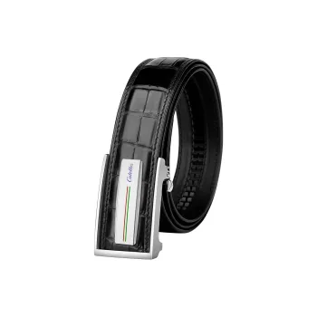 CATELLES Crocodile Leather Leather Belts Men's 3.5cm/3.8cm