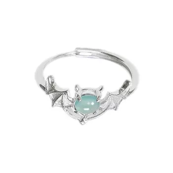 PUPAN Ice Glutinous Jadeite Rings Women's