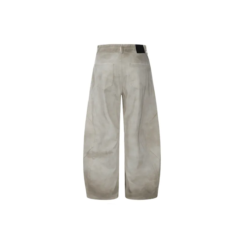 WELTER EXPERIMENT Loose Fit Wide Leg Jeans Unisex-1