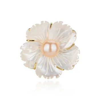 Mofei Freshwater Pearl Brooches Women's